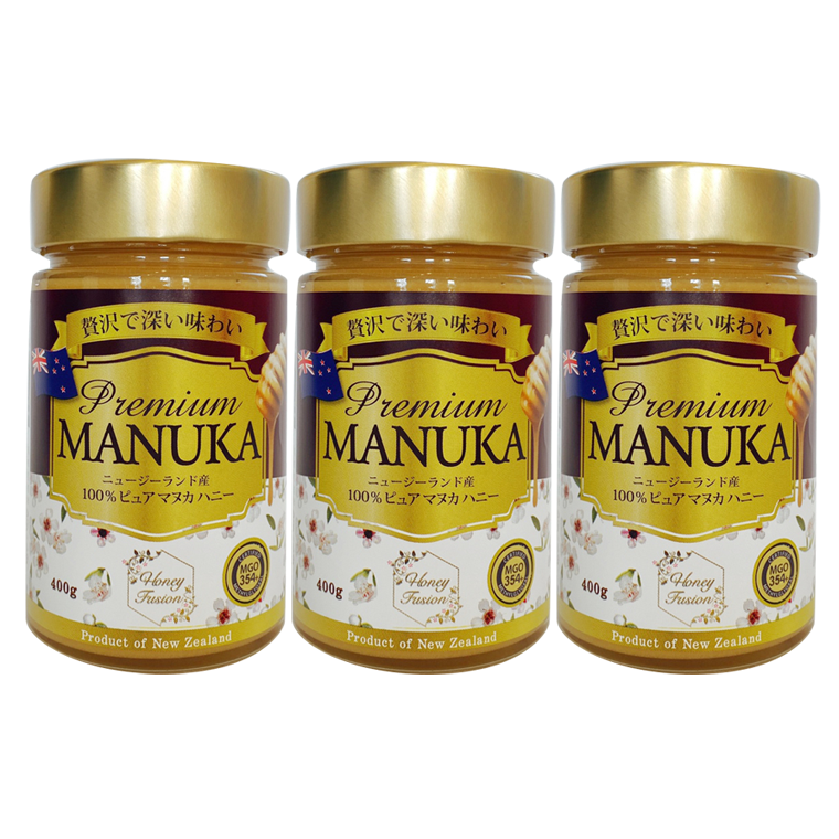 Premium Manuka Honey (400g) MGO354+ 3-pack